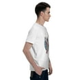 thumbnail image 3 of Moonwalk T-Shirt for Men Cotton 100% Summer Tops Women Fashion Casual Short Sleeves Round Collar Short-Sleeve Couple Top Tees, 3 of 7