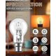 thumbnail image 4 of 4-Pack 100W B22 Bayonet Halogen Bulbs, B22 A55 Halogen Light Bulbs Dimmable Warm White 2700K, 862lm, 4 of 4