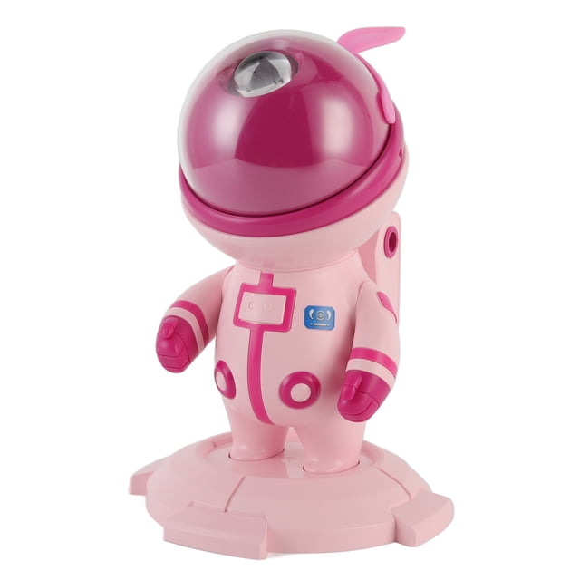 Star LED Night Light Projector, RGB Astronaut Star Projector Light High Clarity Deep Visual Effect For Bedroom Pink