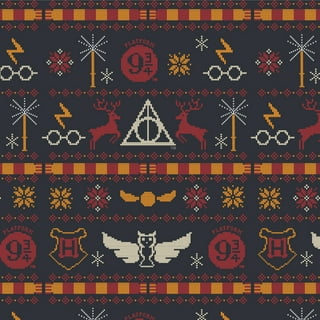 Harry Potter Ilustrated Hogwart's Crest Premium Roll Gift Wrap Wrapping  Paper 