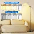thumbnail image 4 of OUTON 2-in-1 LED Floor Lamp with Remote Touch Control Adjustable Standing Reading Light with 4 Color Temperature for Living Room, 4 of 9