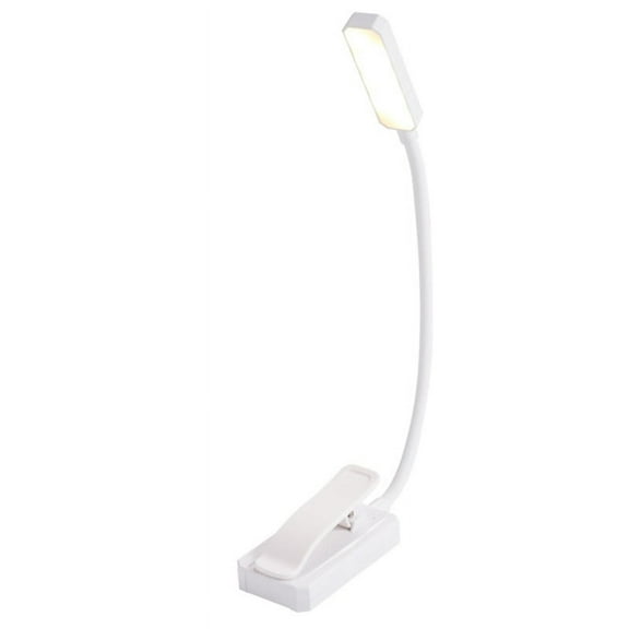 9 LED Rechargeable Book Light for Reading in Bed 3 Color Temperatures,Small Weight Clip on