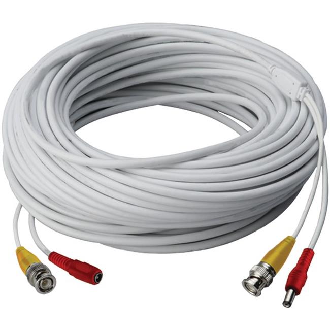 Video RG59 Coaxial BNC & Power Cable 120 ft.