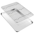 Baking Tray Pan Cooling Rack Set Joyfair Stainless Steel Rectangular baking-tray-pan-cooling-rack-set-joyfair-stainless-steel-rectangular