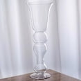thumbnail image 5 of Efavormart 20" Tall Curvy Trumpet Pilsner Glass Floral Vase - 4 Pcs, 5 of 7