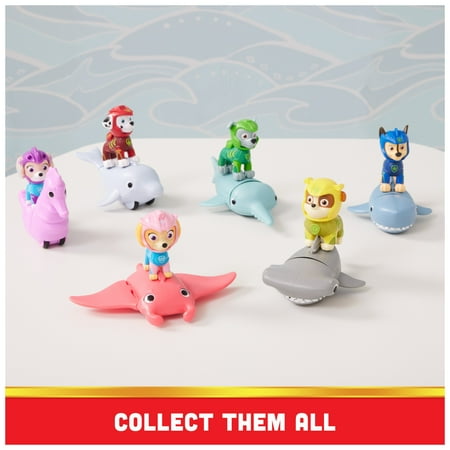 PAW Patrol, Aqua Pups Coral and Seahorse Action Figures for Kids Ages 3 and up