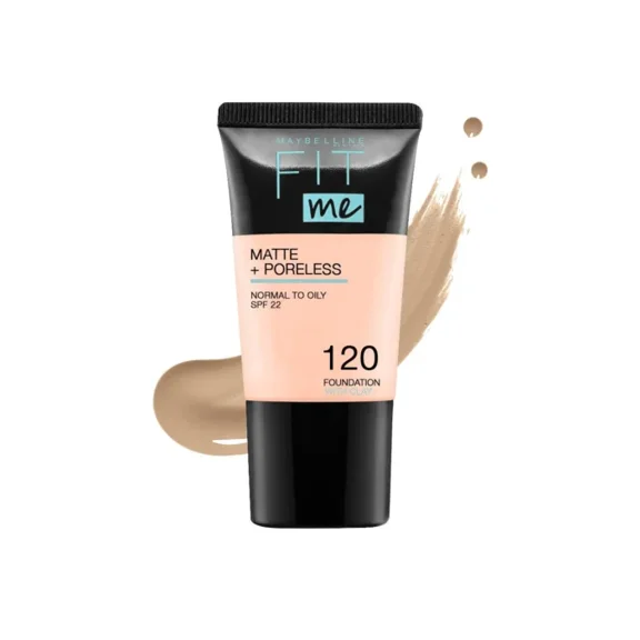 Maybelline Fit Me Matte   Poreless Foundation 120 Classic Ivory