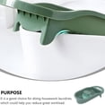 thumbnail image 4 of Qyaukm Laundry Wash Board, Household Plastic Clothes Scrubbing Tool with Ribbed Surface, Portable Hand Washing Board for Travel and Home Use (Green), 4 of 4