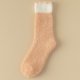 thumbnail image 4 of Calcetines de invierno para mujer, calcetines de tubo medio con forro polar para mayor calidez y protección contra el frío, calcetines de forro polar, calcetines de algodón para mujer, 4 of 8