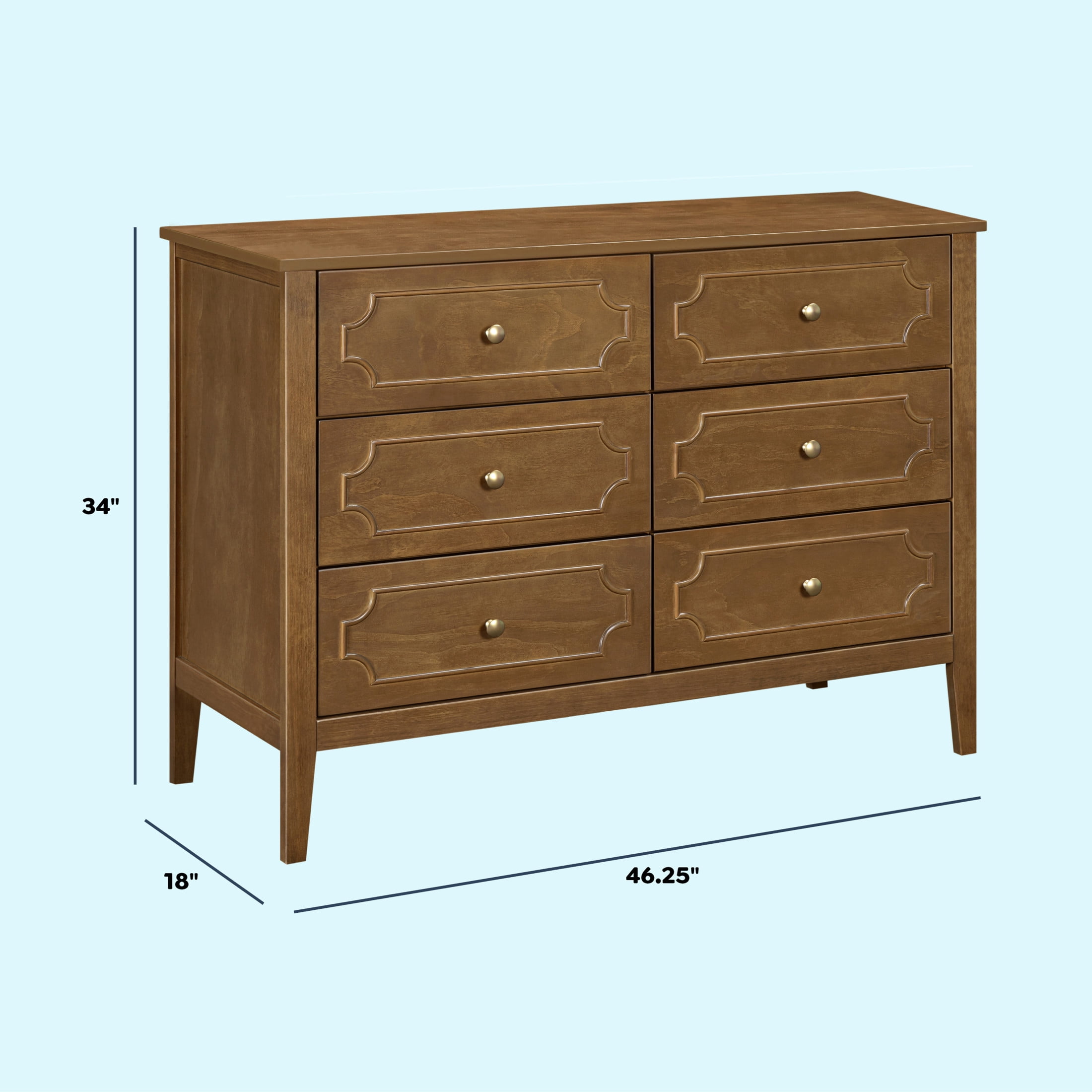 DaVinci Chloe Regency 6-Drawer Dresser