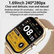 Yirtree Y13 Smart Watch Multifunctional Step Counting Full Touch Screen Casual BT Calling Sports Fitness Smart Wristwatch for iOS