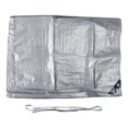 thumbnail image 2 of Poly Poly Tarp Cover Thick Double Silver Waterproof Heat Insulating Sunproof Tear Proof Multipurpose Tarp 13.12ft Width 19.69ft Length, 2 of 8