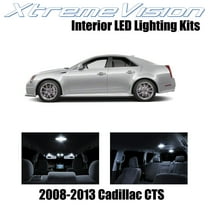 XtremeVision Interior LED for Cadillac CTS 2008-2013 16 pcs Pure White Interior LED Kit Installation Tool