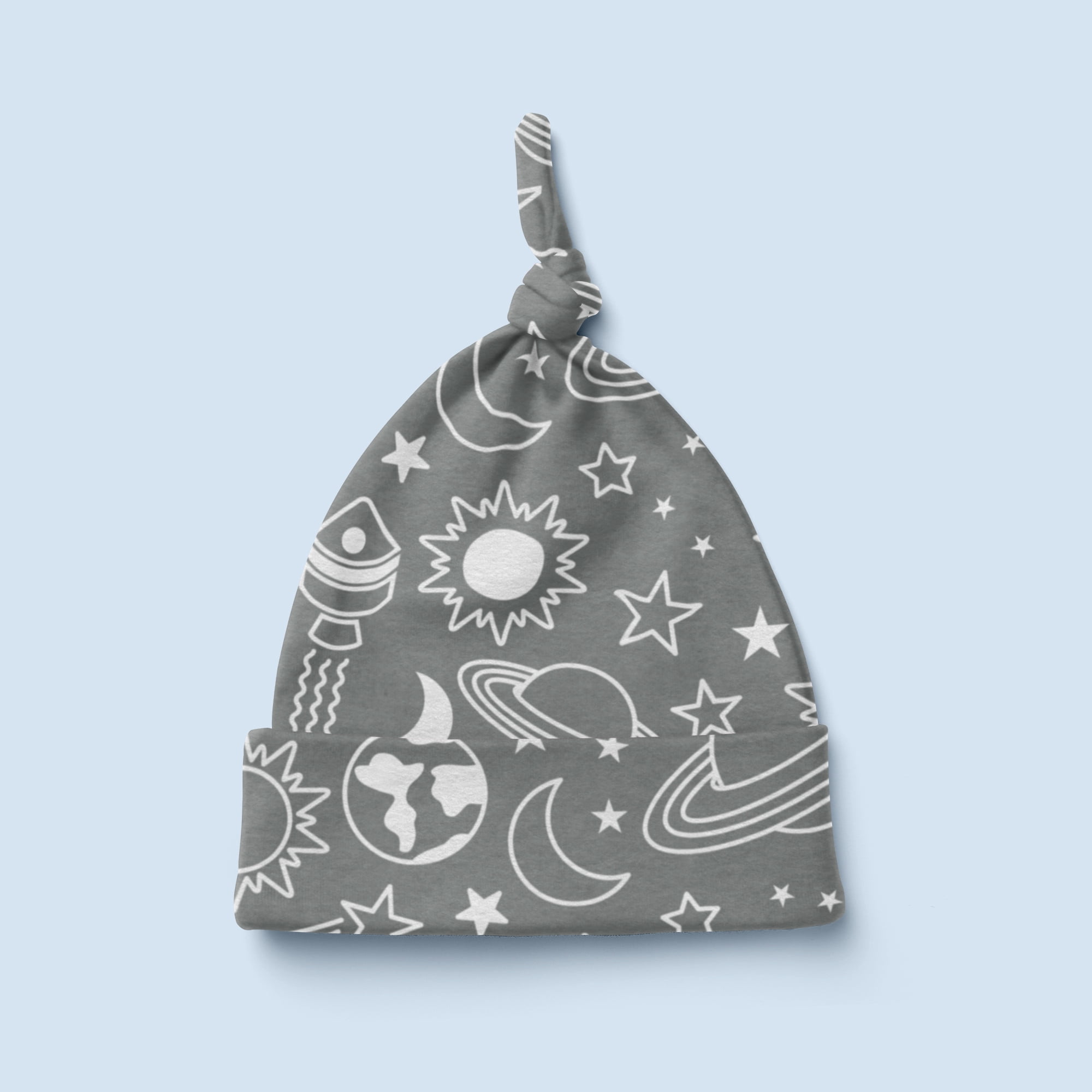 Mainstays 1.5 Yards 100% Polyester Lux Anti-pill Fleece Doodle Galaxy, Gray, 60" Wide for Crafts
