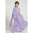 thumbnail image 5 of XQYLOS Girls Chiffon Abaya Dress Set with Cardigan & Belt, Elegant Muslim Prayer Dress for Parties, Modest Hijab Outfit with Lace Detailing for Special Occasions & Ceremonies, 5 of 9