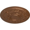 thumbnail image 3 of 29 1/4"OD x 2"P Darnay Ceiling Medallion (Fits Canopies up to 7 1/4"), Hand-Painted Polished Copper, 3 of 6
