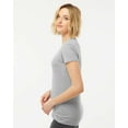thumbnail image 2 of Tultex Women�'s Slim Fit Fine Jersey V-Neck T-Shirt, 2 of 5