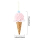 thumbnail image 3 of 1/3pcs Christmas Macaron Ice Cream Cone Lollipop Xmas Tree Ball Hanging Ornament Home New Year Navidad Christmas Decor Gift 2025, 3 of 5
