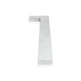 thumbnail image 3 of Montague Metal Products 6" Brushed Aluminum Floating or Flat Modern House Numbers 0-9 - 1, 3 of 6