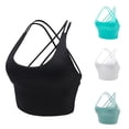 thumbnail image 4 of Lovskoo 2024 Sports Bras for Women Thin Strap Running Fitness Bra Beautiful Back Yoga Push Up Sports Bra Black, 4 of 4