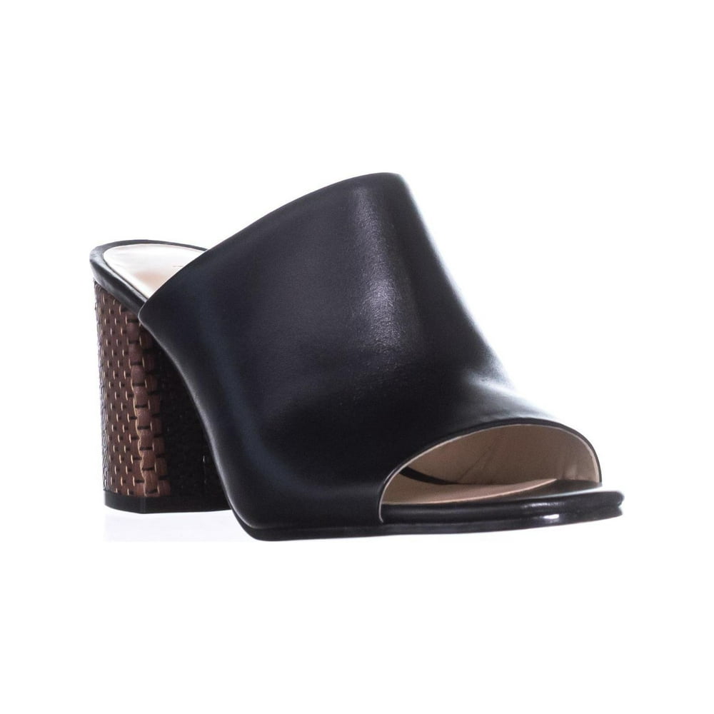nine west high heel mules