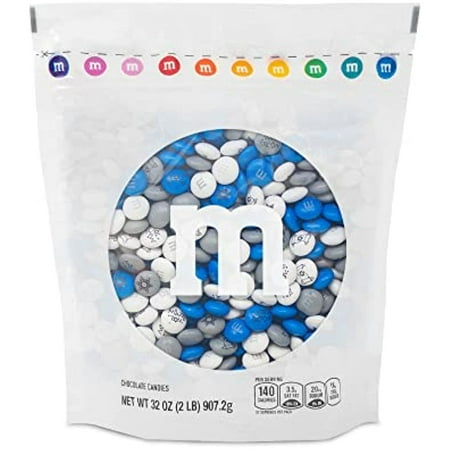 M&Ms Pre-Designed Bar Mitzvah Milk Chocolate Candy - 2Lbs Of Bulk Candy In Resealable Pack For The Bar Mitzvah Party Sweet Stuff For Diy Commemorative Bar Mitzvah Gift Or Party Favors