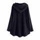 thumbnail image 3 of Pntutb - Sudadera con capucha para mujer con bordado de gato, talla grande Pntutb Pntutb-1384, 3 of 4