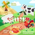 thumbnail image 3 of Children's Farm Animal Early Education Learning Board Fruit Tree Story Book Felt Busy Board, 3 of 5