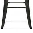 thumbnail image 2 of Simpli Home Rayne 30" Metal Bar Stool in Distressed Black (Set of 2), 2 of 11