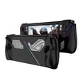 thumbnail image 2 of Funda de consola de juegos de silicona/TPU con soporte para Asus Rog Ally (silicona negra), 2 of 6