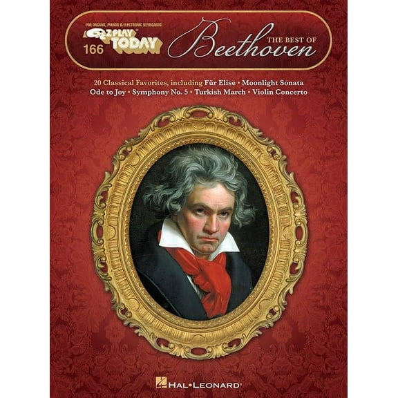 Hal Leonard The Best of Beethoven-E-Z Play Today Volume 166