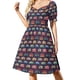 thumbnail image 4 of Vestido de manga corta Fragile Skull 2, vestidos para mujer 2025, vestido de noche para mujer, ropa de verano para mujer, vestido, 4 of 8