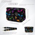 thumbnail image 7 of ZUXONGSY Halloween Bat Spider Web Star Print Shoulder Handbag for Women Small Crossbody Travel Purse Trendy Satchel with Adjustable Wide Strap for Dating Workout, 7 of 7
