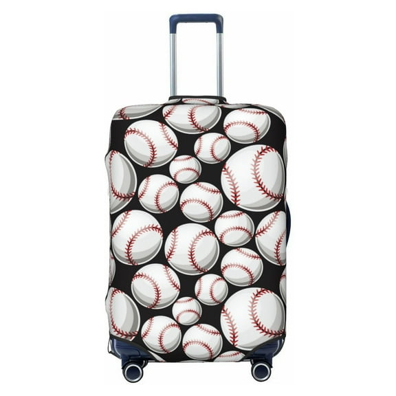 Vsdgher Cute Baseball Print Luggage Cover Washable Suitcase Cover Protector Anti-scratch Suitcase cover Fits 18-32 Inch Luggage