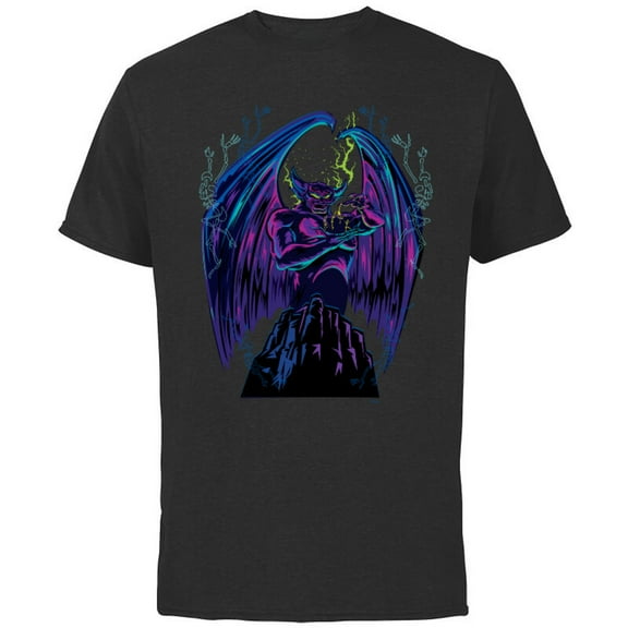 Disney Villains Chernabog - Short Sleeve Cotton T-Shirt for Adults - Customized-Black