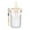 🔥 White_Base#2638, variant on Portable Water Bottle with Built-In Tea Fruit Filter | Lightweight Plastic Outdoor Travel Mug | Leak-Proof Wide Mouth Cup | Non-Slip Handle | 480ml | Assorted Colors