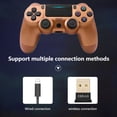 thumbnail image 4 of Controlador de juego inalámbrico Controlador Ps4 Bluetooth Cabezal de doble cabeza Mango de copo de nieve Joystick Mando Game Pad para la consola de juegos 4 Adepaton 2033297-15, 4 of 9