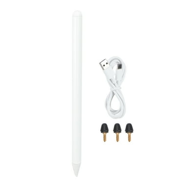 White, Replaceable Tips Anti-Mistouch Capacitive Stylus Pen for iPad 2018-2020