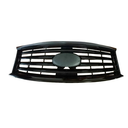 Racing Grill Front Grille For Infiniti JX35 QX60 2013 2014 2015 Glossy Black Upper Bumper Hood Mesh Body Kit Grid