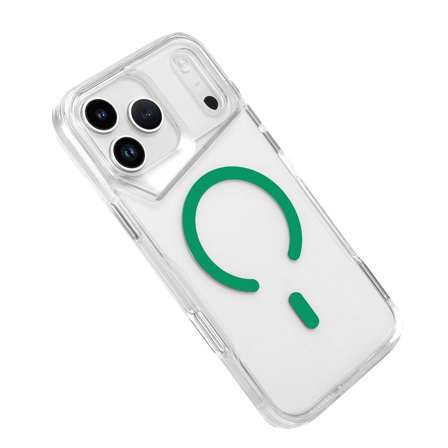 Clear MagSafe Clear Case for iPhone 17 Pro - Dark Green