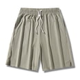 thumbnail image 2 of Mens Gym Shorts Elastic Waist Quick Dry Lightweight Casual Pants with Pockets Comfort Drawstring Workout Running Basketball Shorts, 2 of 5