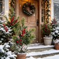 thumbnail image 4 of 2026 Christmas Home Party Decoration Christmas Artificial Branches For Vase Fillers Home Table Mantel Christmas House Decor Christmas Celebration Party Supplies, 4 of 6