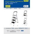thumbnail image 2 of Escalera Tubular Plegable Surtek ETT3 Acero 3 Escalones, 2 of 2