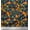 Oxford Blue, variant on Soimoi Velvet Fabric Leaves,Floral & Pumpkin Vegetable Printed Fabric 1 Yard 58 Inch Wide