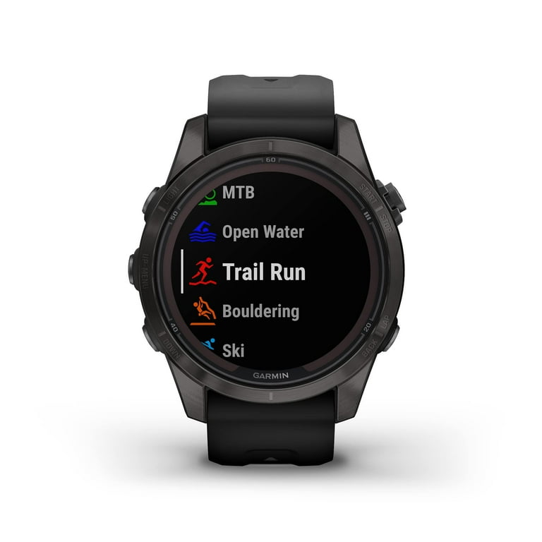 GARMIN fēnix 7s Sapphire Dual Power Garmin fenix 7S Smart Watch with Step Counter, Heart Rate