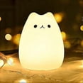 thumbnail image 1 of CUTE KITTY NIGHT LIGHT, GoLine Gifts for Women Teen Girls Baby,Night Lights for Kids Bedroom, Cute Christmas Kitty Silicone Nightlights for Children T, 1 of 5