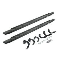 Go Rhino 69629980PC RB30 Running Boards with Mounting Bracket Kit For Ram 15-18 1500, Ram 19-23 1500 Classic (Extended Cab Pickup)