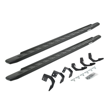 Go Rhino 69629980PC RB30 Running Boards with Mounting Bracket Kit For Ram 15-18 1500, Ram 19-23 1500 Classic (Extended Cab Pickup)