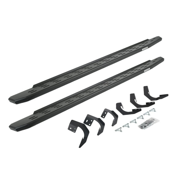 Go Rhino 69629980PC RB30 Running Boards with Mounting Bracket Kit For Ram 15-18 1500, Ram 19-23 1500 Classic (Extended Cab Pickup)