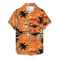 thumbnail image 2 of Yaoyar Men's Fashion Casual Floral Print Hawaiian Shirt Funky Beach Printed Tropical Beach Shirt Casual Button Down Short Sleeve Tops, 2 of 5